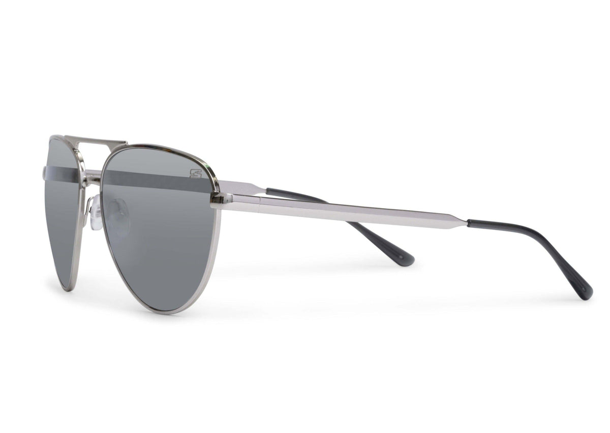 Dara Aviator Chrome Argent