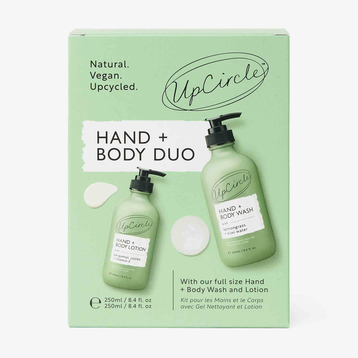 UpCircle Hand & Body Wash and Lotion Duo, 8.4 oz Each