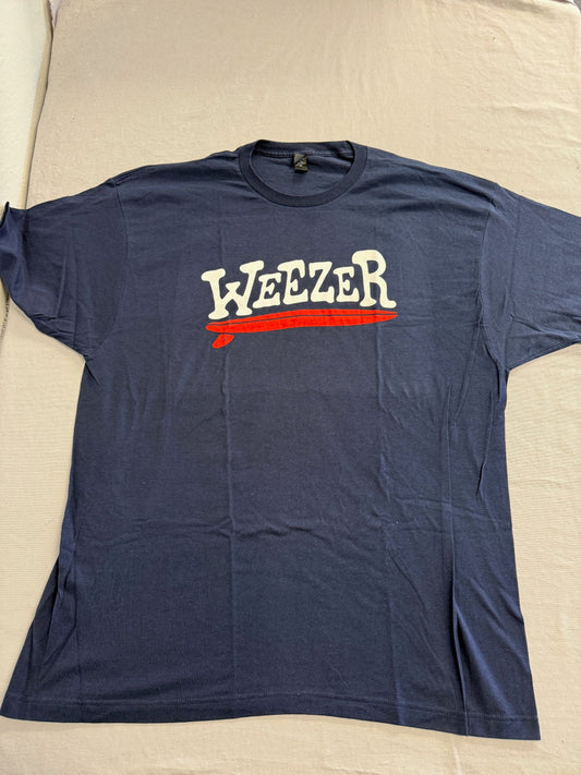 T-shirt Weezer Surfboard - T-shirt officiel Weezer Single Fin Surfboard