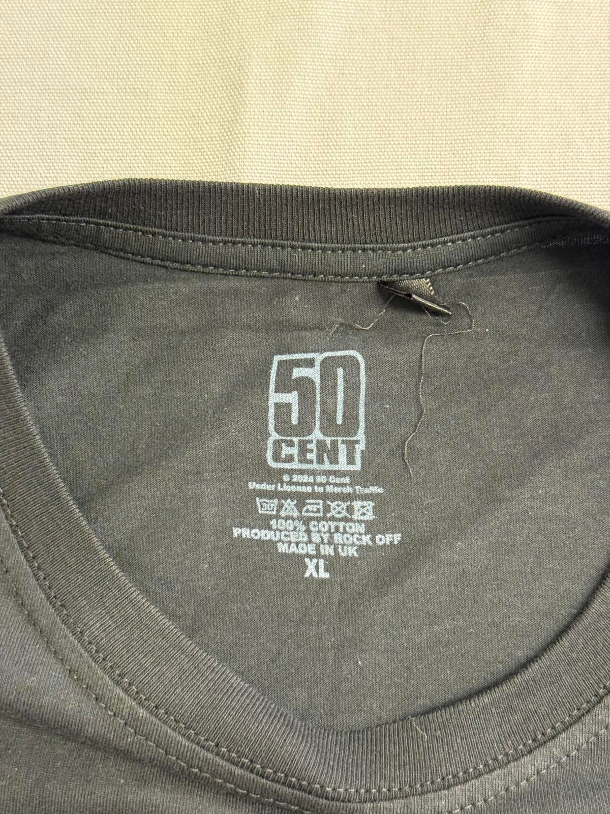 T-shirt de rap 50 Cent album Get Rich or Die Tryin