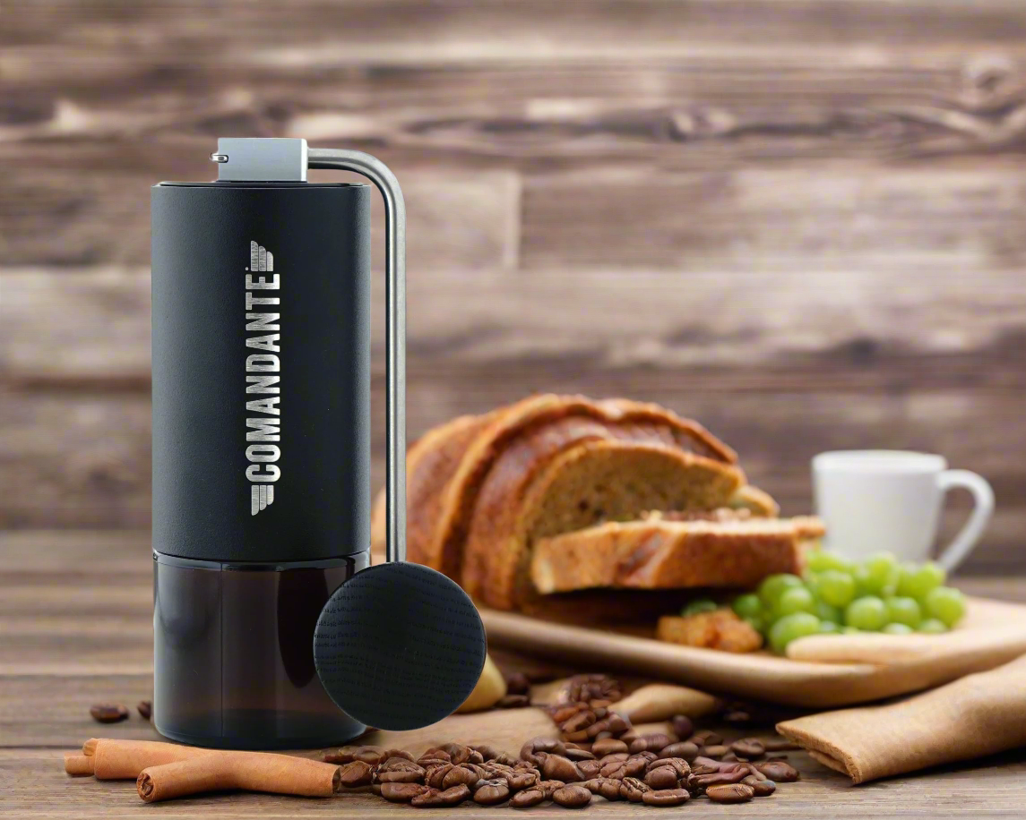 Amélioration ergonomique L7c Premium à manivelle pliable pour moulin à café manuel Comandante® C40/60 – (*moulin non inclus*)