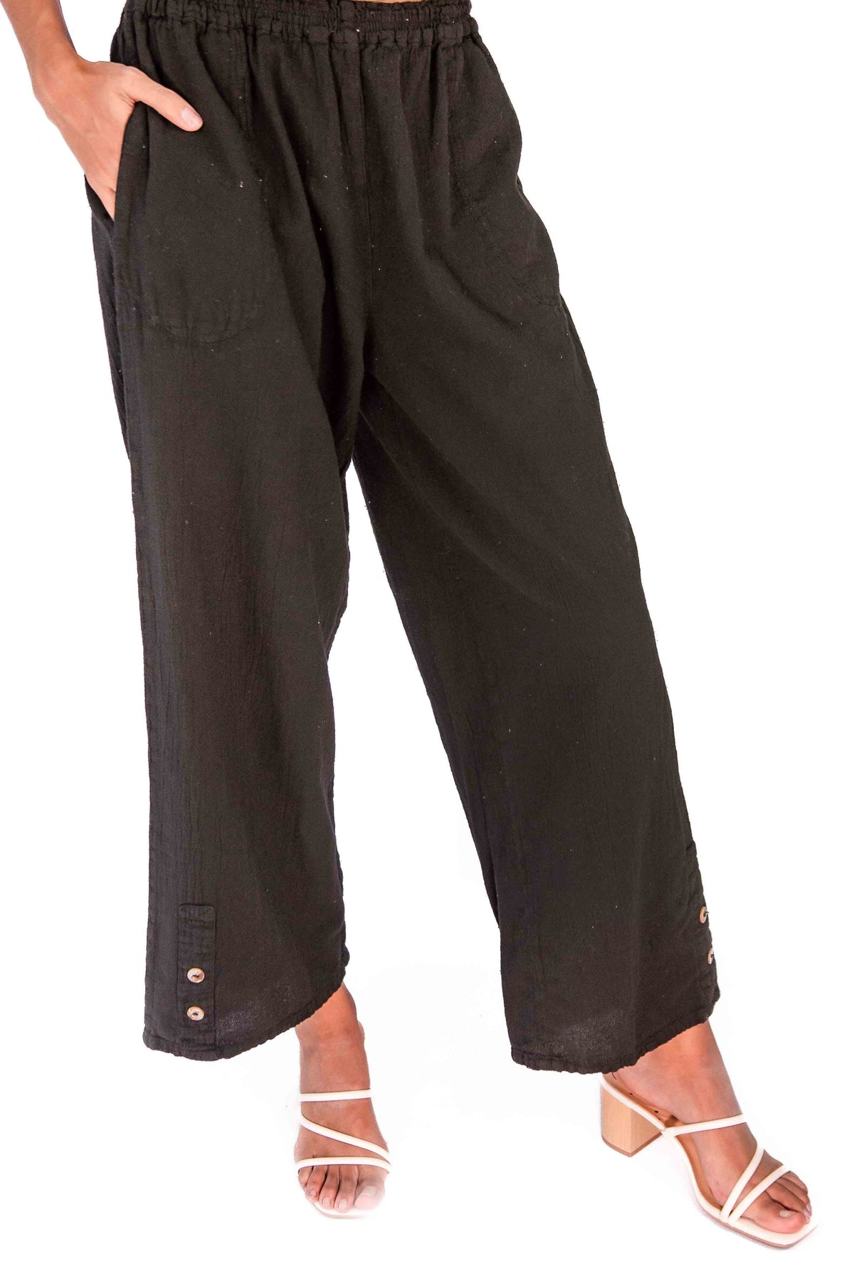 Alexis Cotton Gauze Drawstring Pants