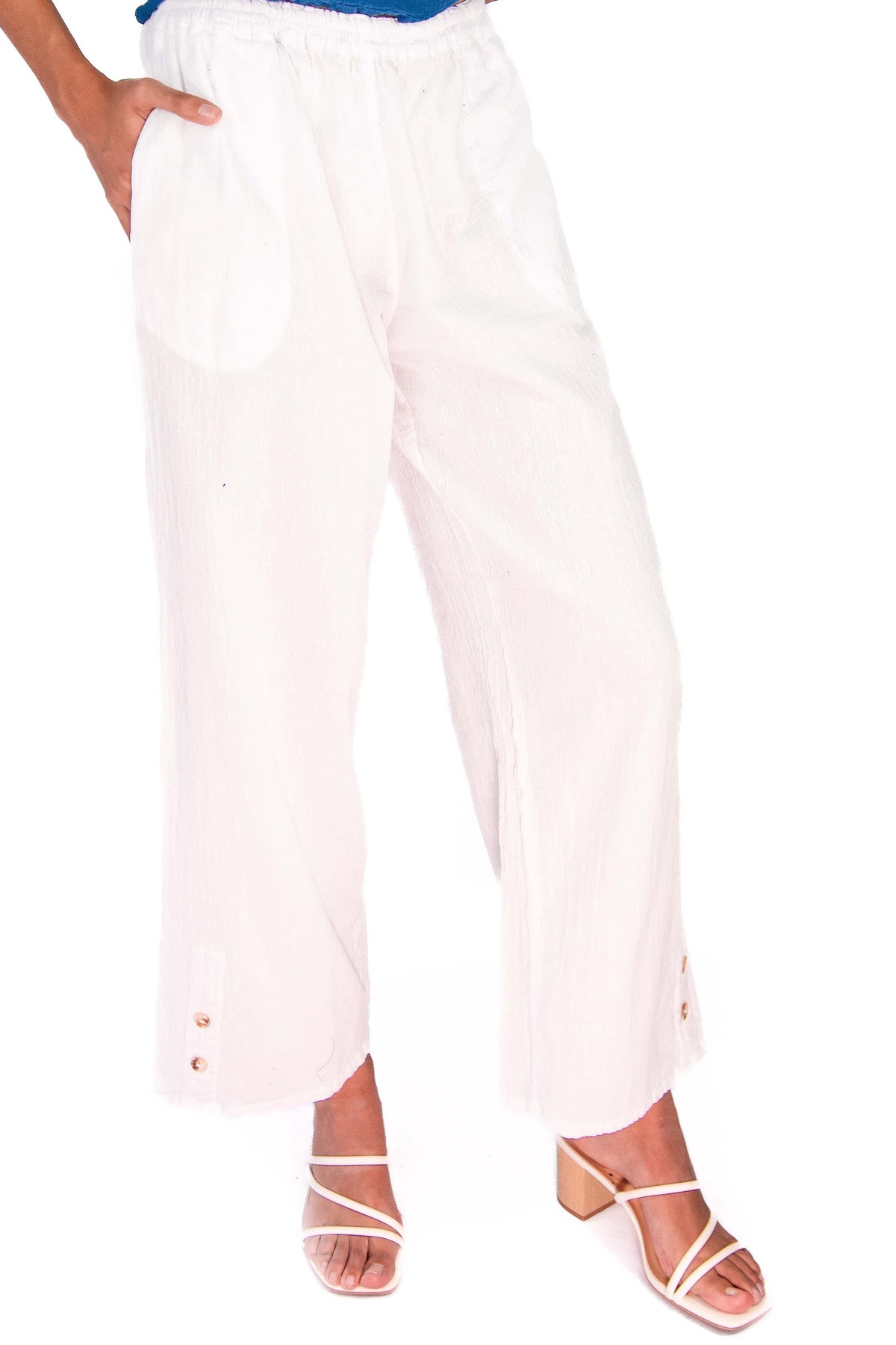 Alexis Cotton Gauze Drawstring Pants