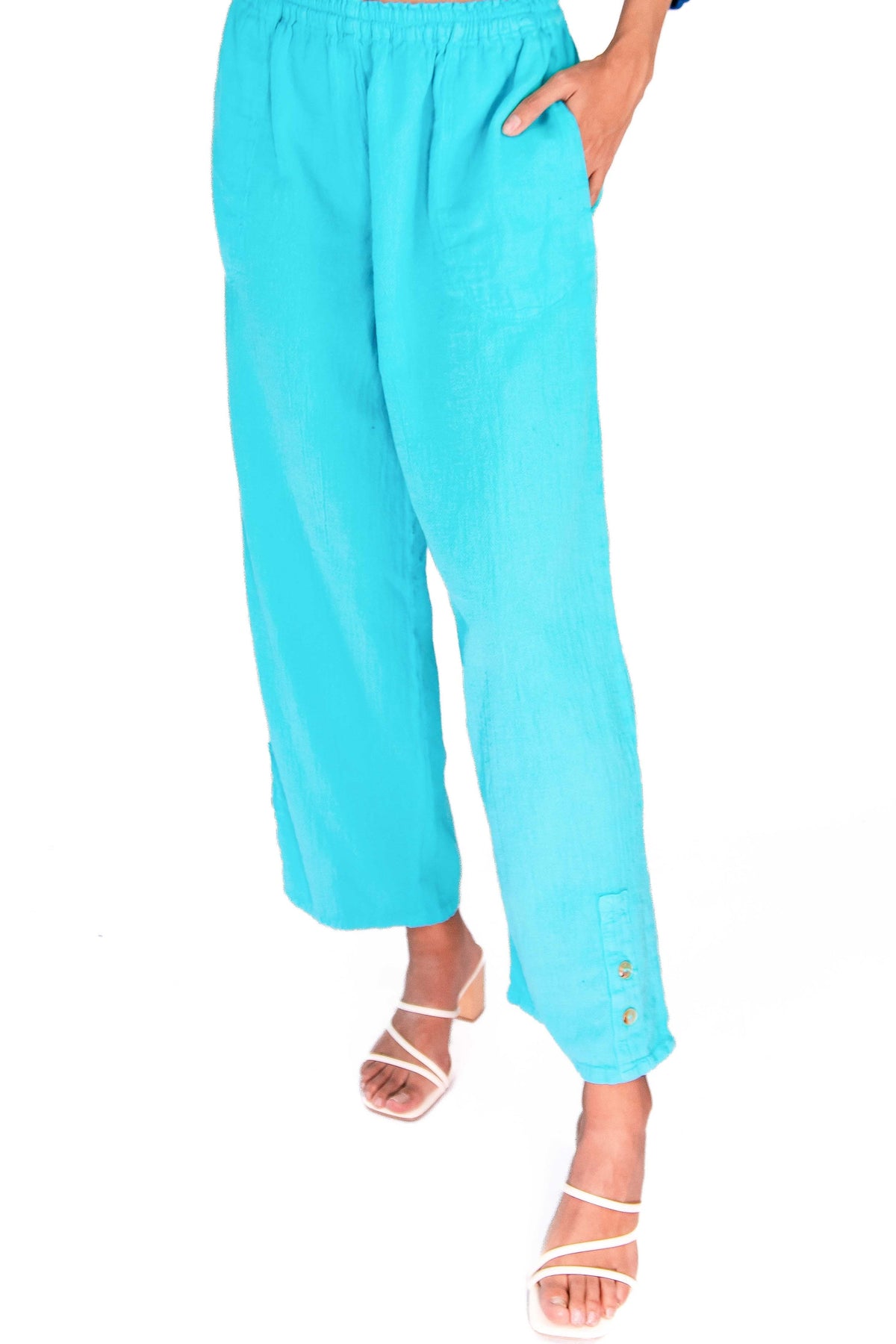 Alexis Cotton Gauze Drawstring Pants