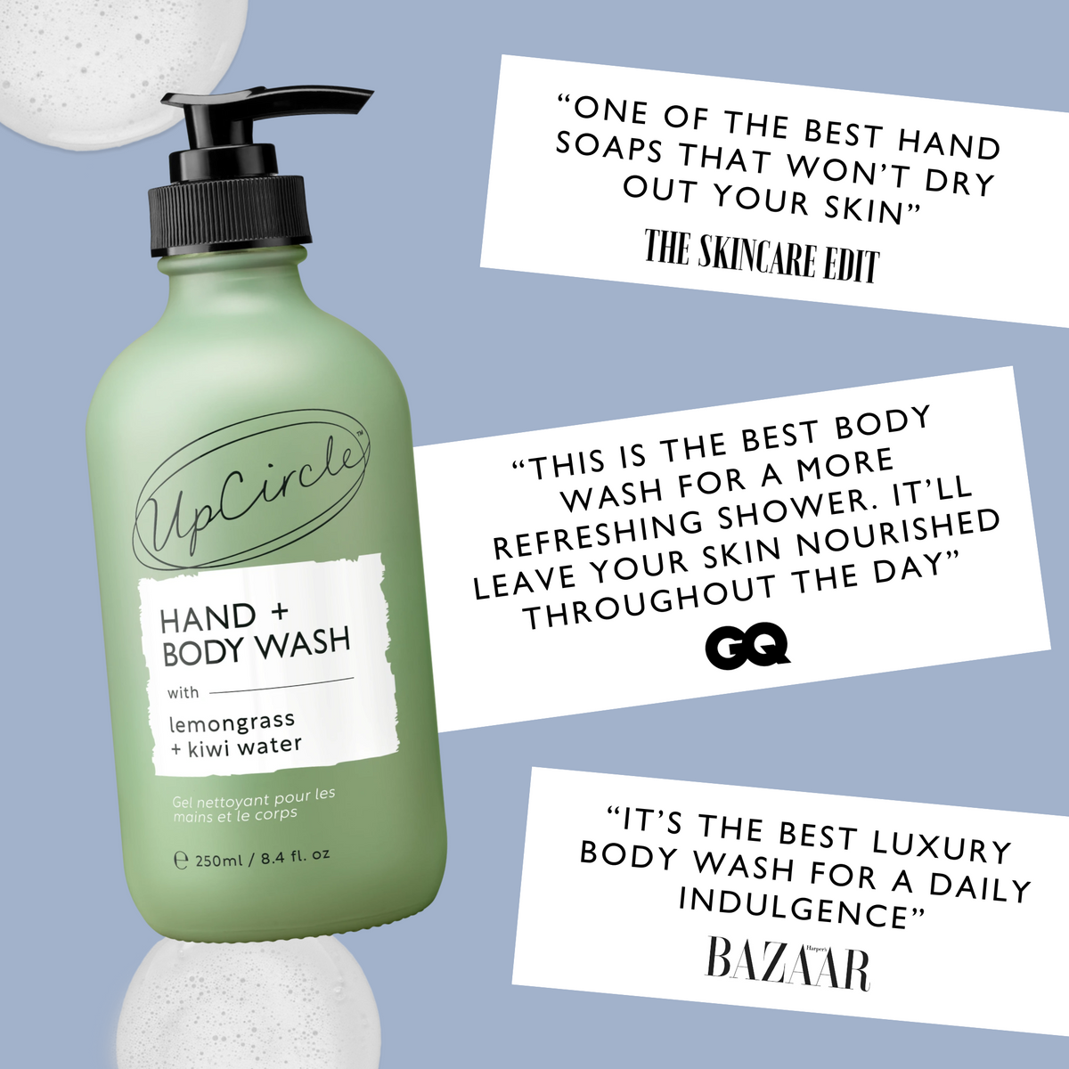 UpCircle Hand & Body Wash and Lotion Duo, 8.4 oz Each