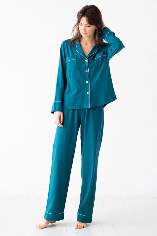 Pyjama classique en coton Pima