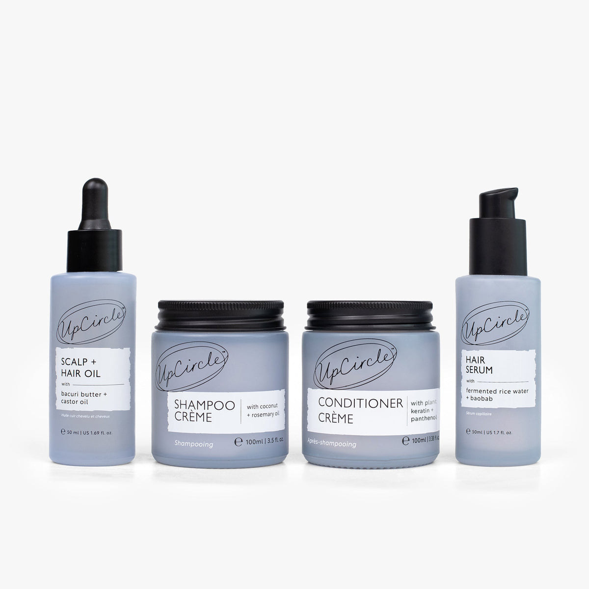 UpCircle Complete Haircare Bundle, 4-Piece Set