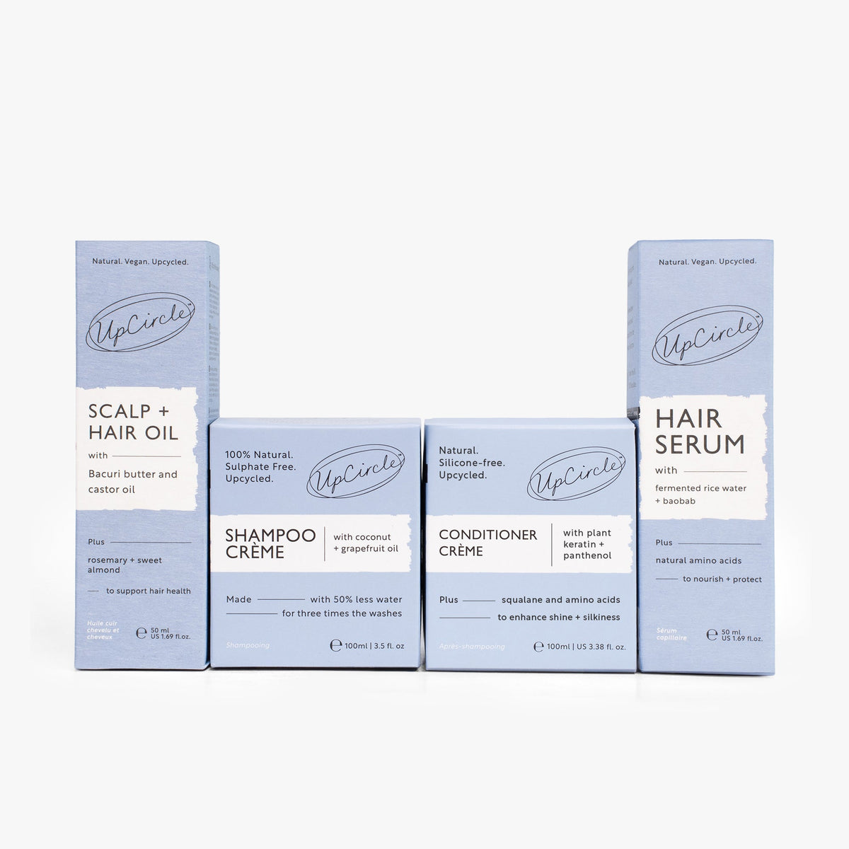 UpCircle Complete Haircare Bundle, 4-Piece Set