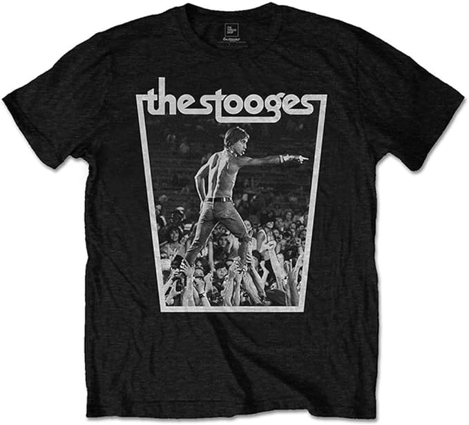 T-shirt pour homme The Stooges Crowd Walk Iggy Pop