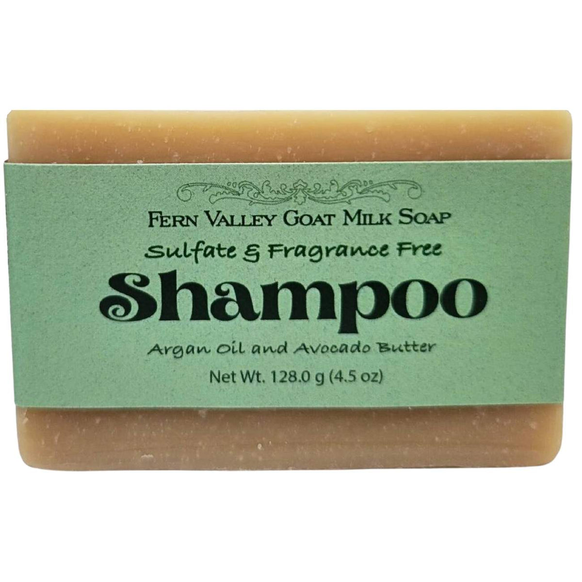 Handmade Goat Milk Shampoo Bar |  Argan Oil & Avocado Butter | Fragrance-Free