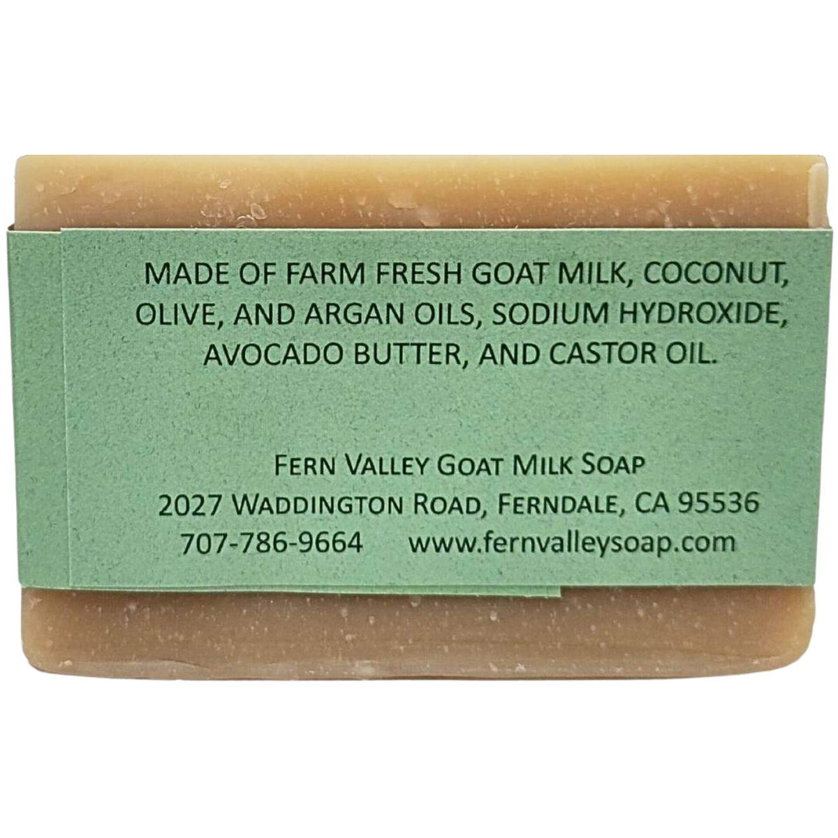Handmade Goat Milk Shampoo Bar |  Argan Oil & Avocado Butter | Fragrance-Free