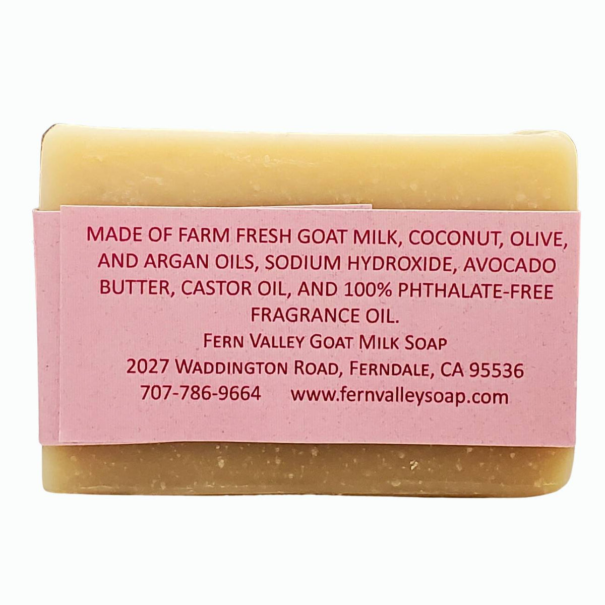 Handmade Goat Milk Shampoo Bar |  Argan Oil & Avocado Butter | Flirty Floral Scent