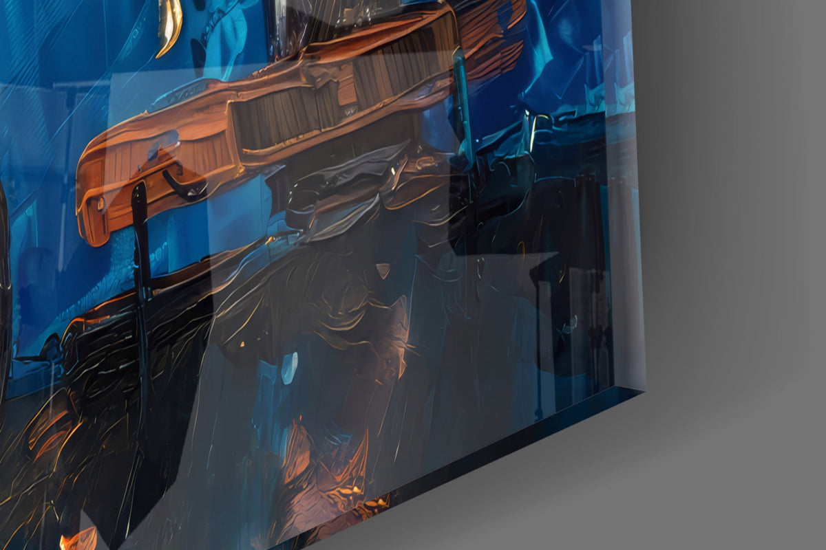 Art Mural en Verre Solitude et Paix || Collection Designer