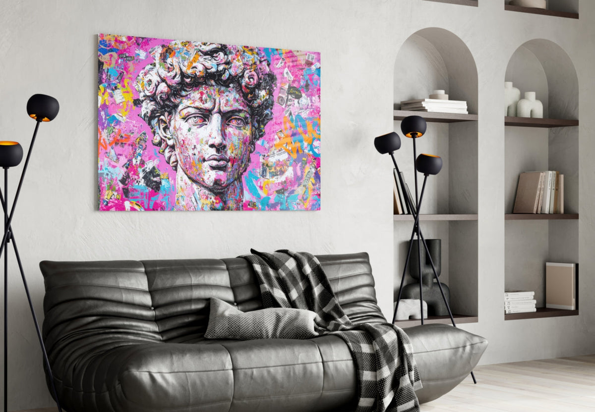 Graffiti David Art mural en verre || Collection Designer