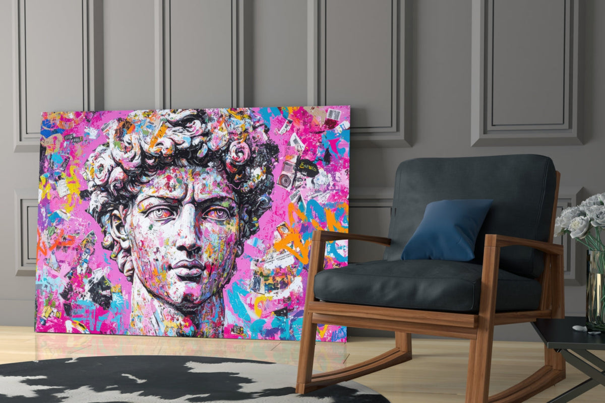 Graffiti David Art mural en verre || Collection Designer