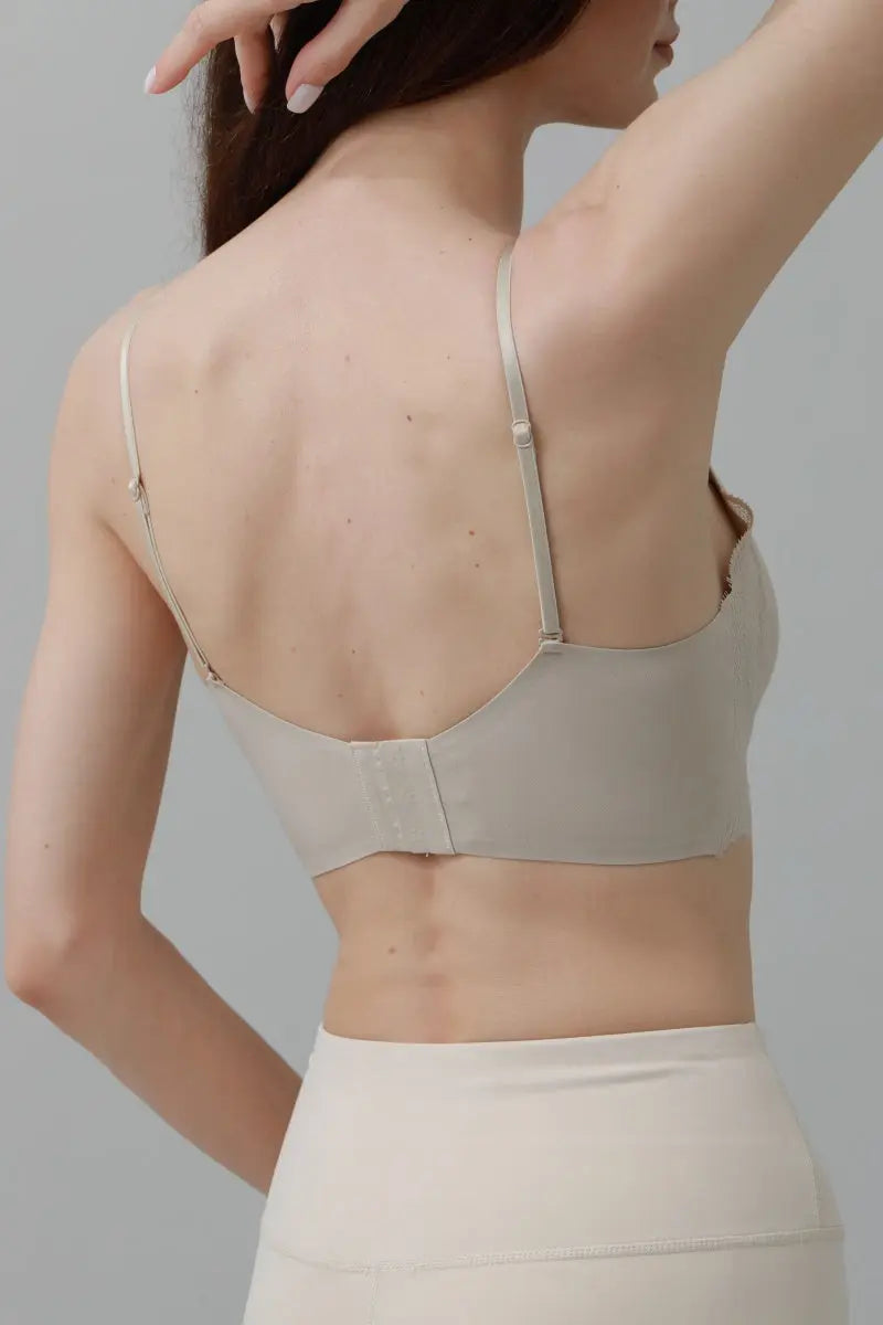 CloudSoft Wireless Lace Detail Bra