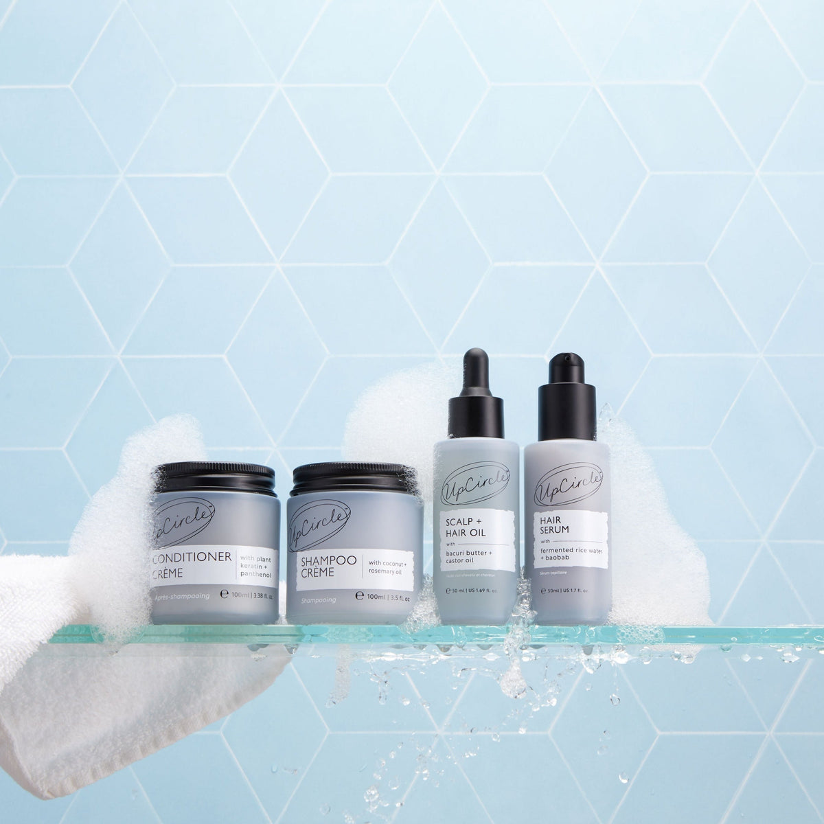 UpCircle Complete Haircare Bundle, 4-Piece Set