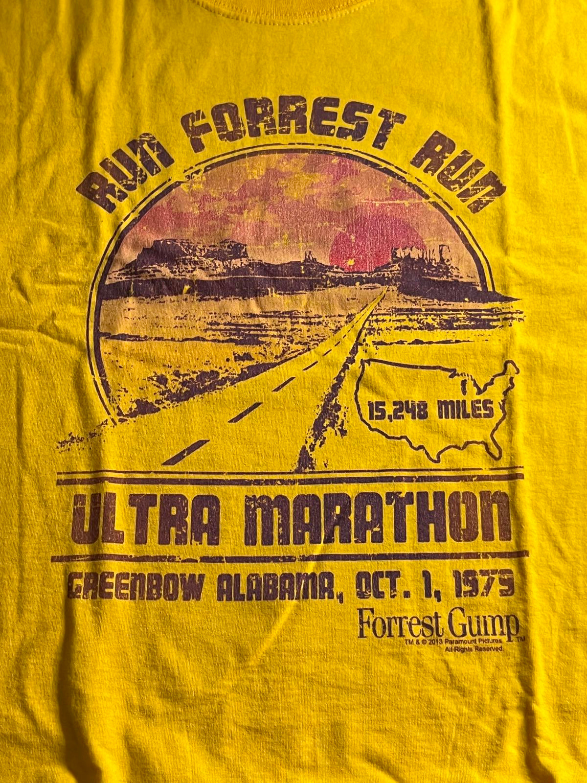 Produits dérivés du film Forrest Gump - T-shirt Ultra Marathon Run Forrest
