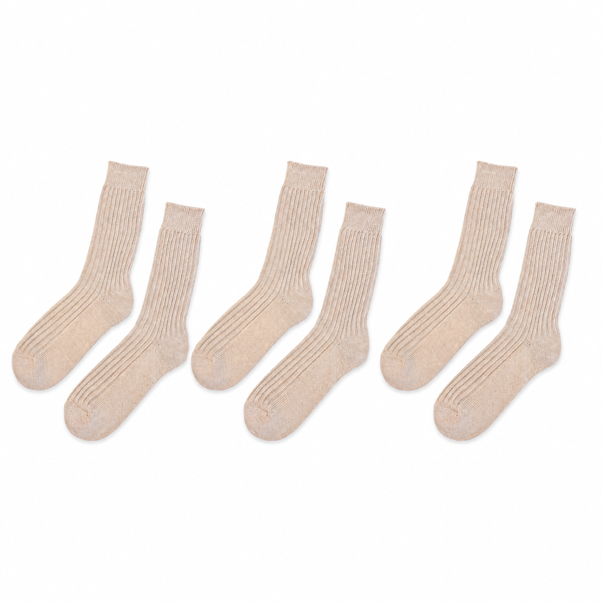 tittimitti® Men’s 100% Organic Cotton Boot Socks 3-Pack – Made in Italy