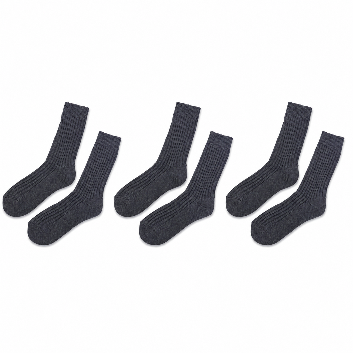 tittimitti® Men’s 100% Organic Cotton Boot Socks 3-Pack – Made in Italy