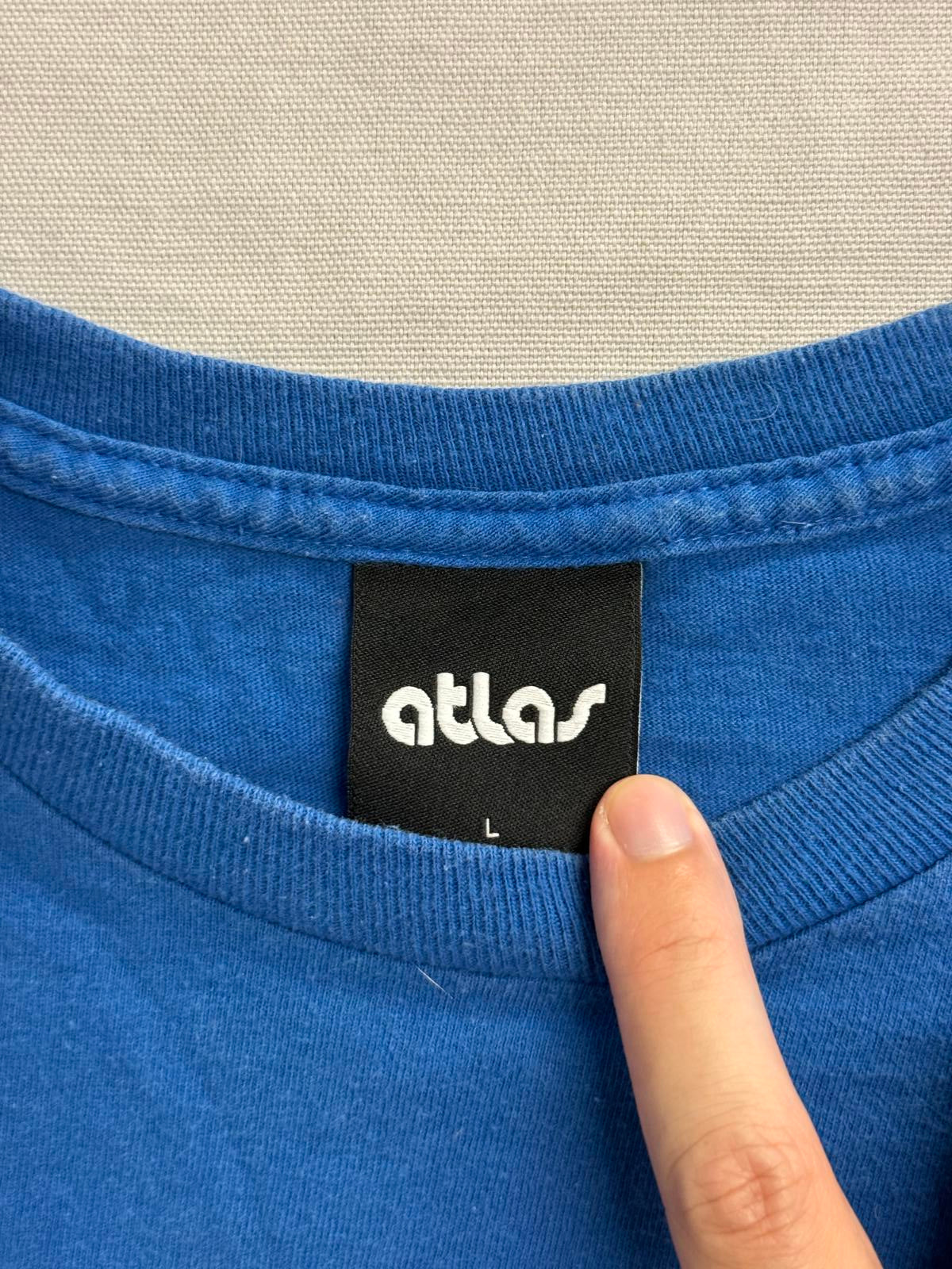 T-shirt Atlas Skateboarding Big Hit, boutique de skate de San Mateo, taille L