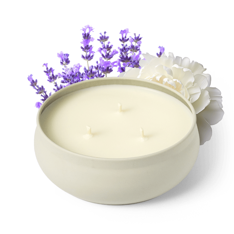 Bougie à 3 mèches Fleur de lavande