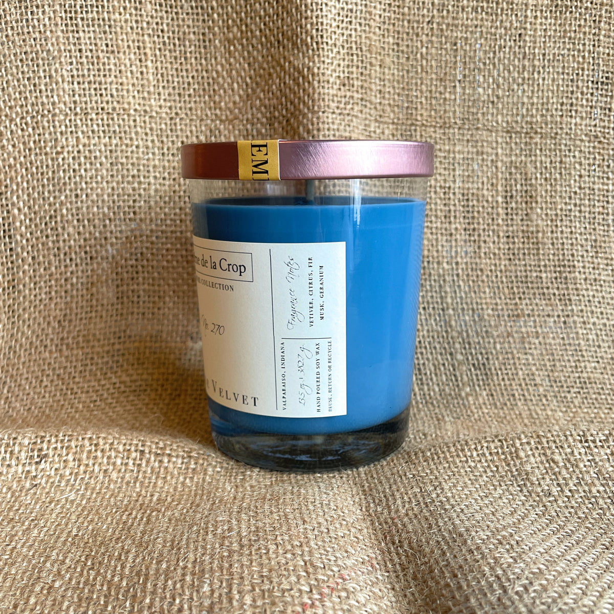 Blue Velvet Soy Candle, 13.5 oz