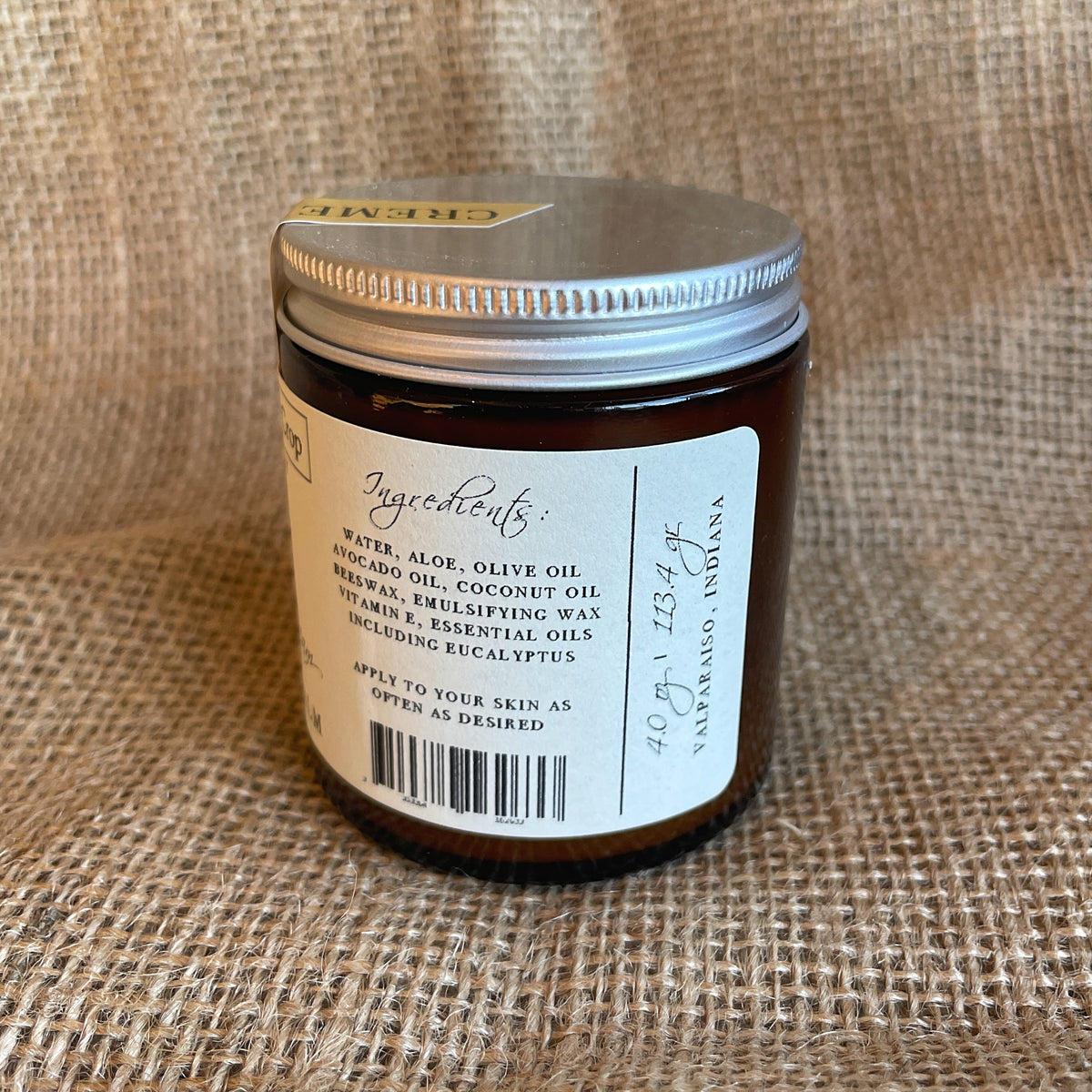 Crème pour la peau - Nourish (Encens, Eucalyptus et Citronnelle)
