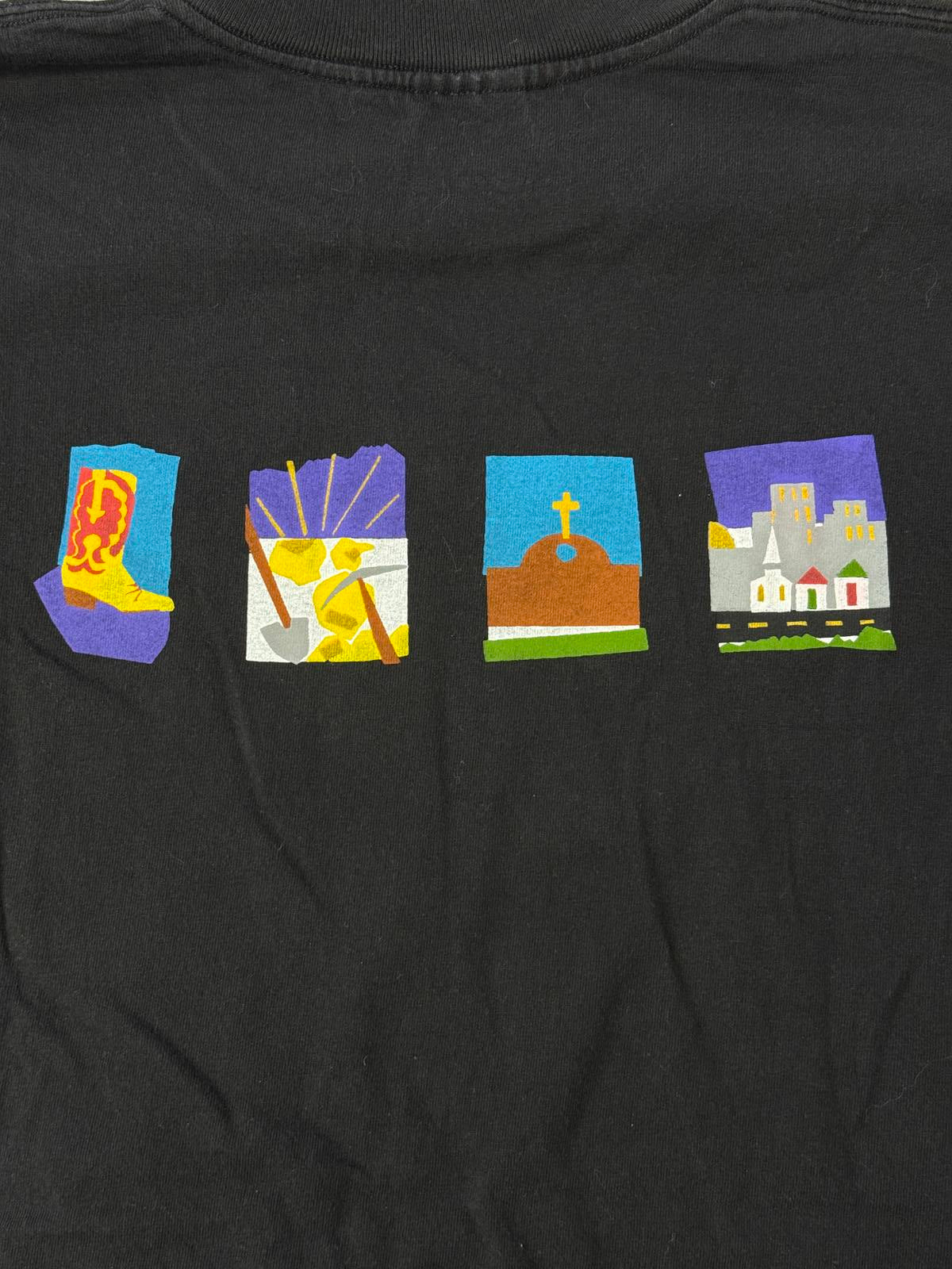 T-shirt du documentaire The Real West émission TV 1996 art XL
