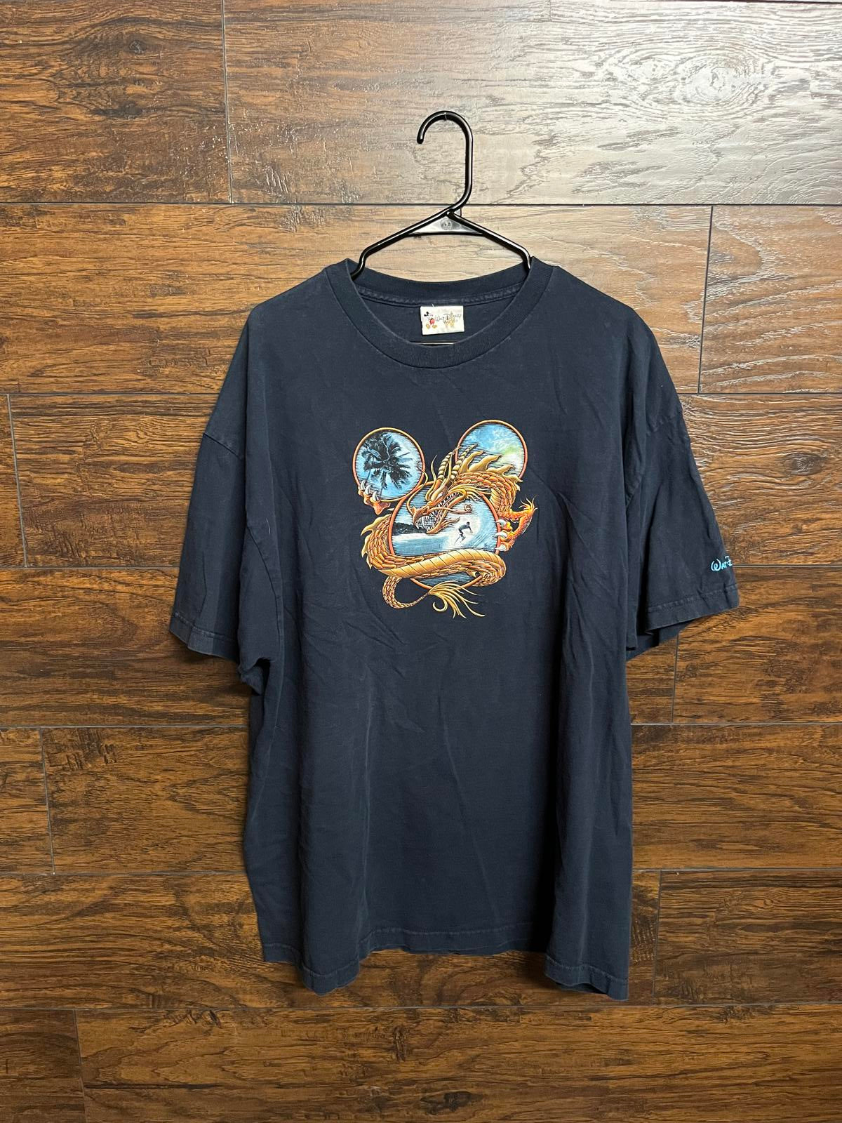 Surfing x Mickey Mouse Ears T-shirt -2000 Year of the Dragon