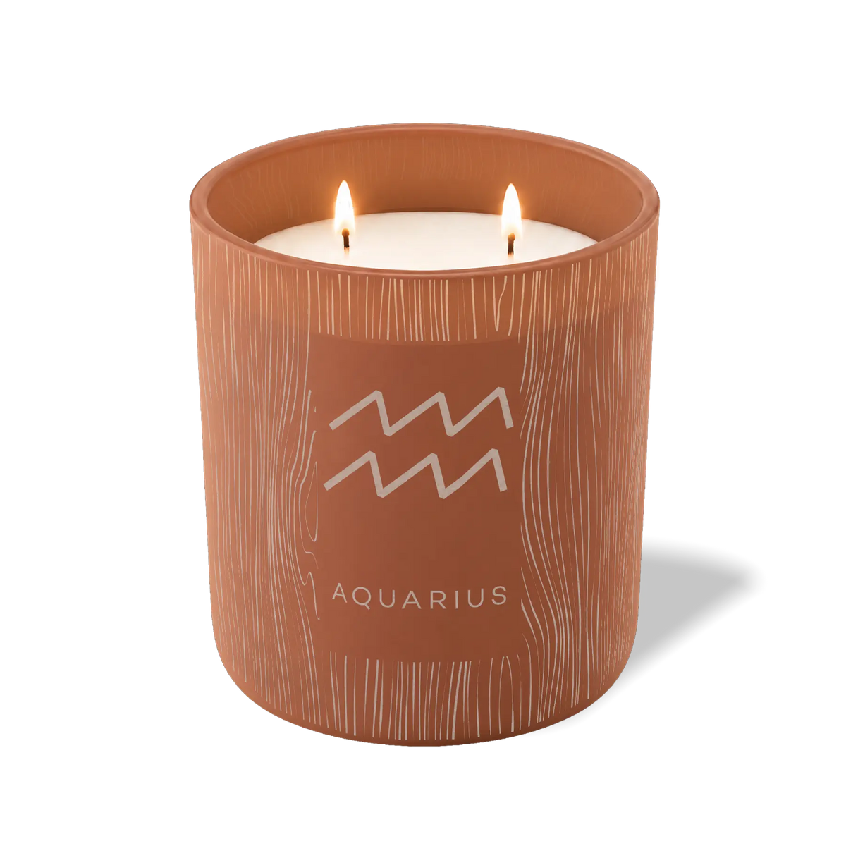 Aquarius Symbol | 12 oz Candle