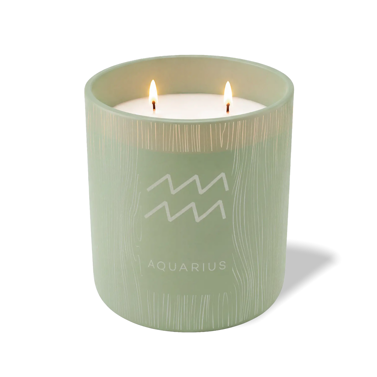 Aquarius Symbol | 12 oz Candle
