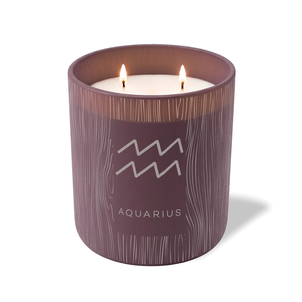 Aquarius Symbol | 12 oz Candle