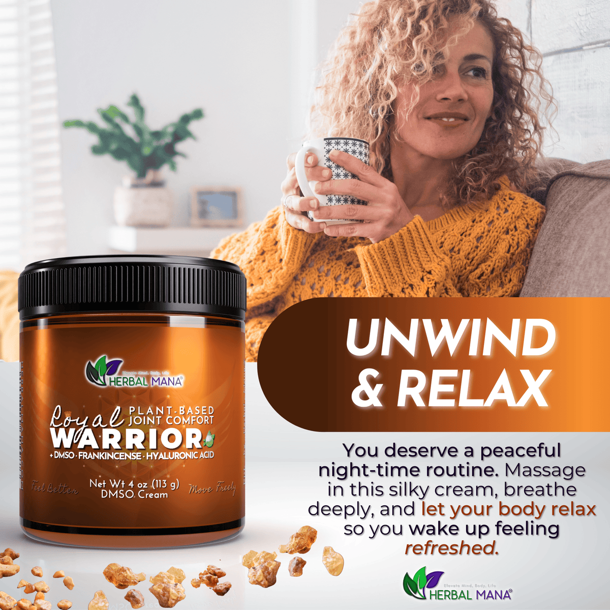 Crème au DMSO et à l'encens pour les douleurs articulaires | Royal Warrior