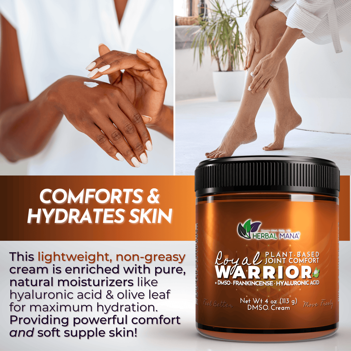 Crème au DMSO et à l'encens pour les douleurs articulaires | Royal Warrior