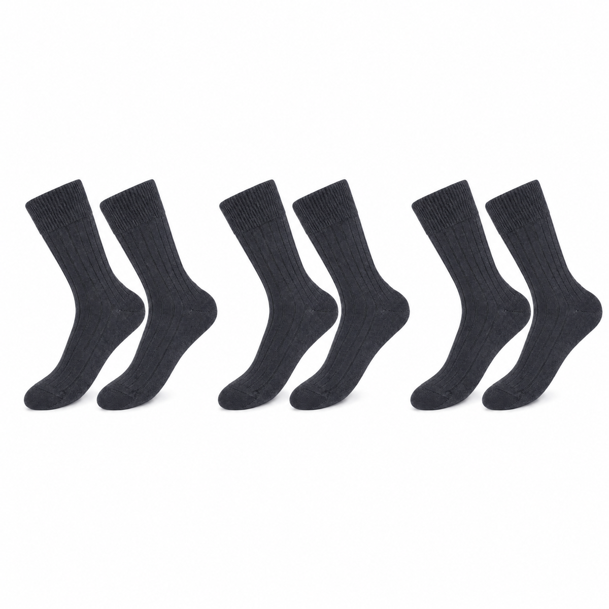 tittimitti® Men’s 75% Extra-Fine Merino Wool & 25% Silk Socks 3-Pack – Made in Italy