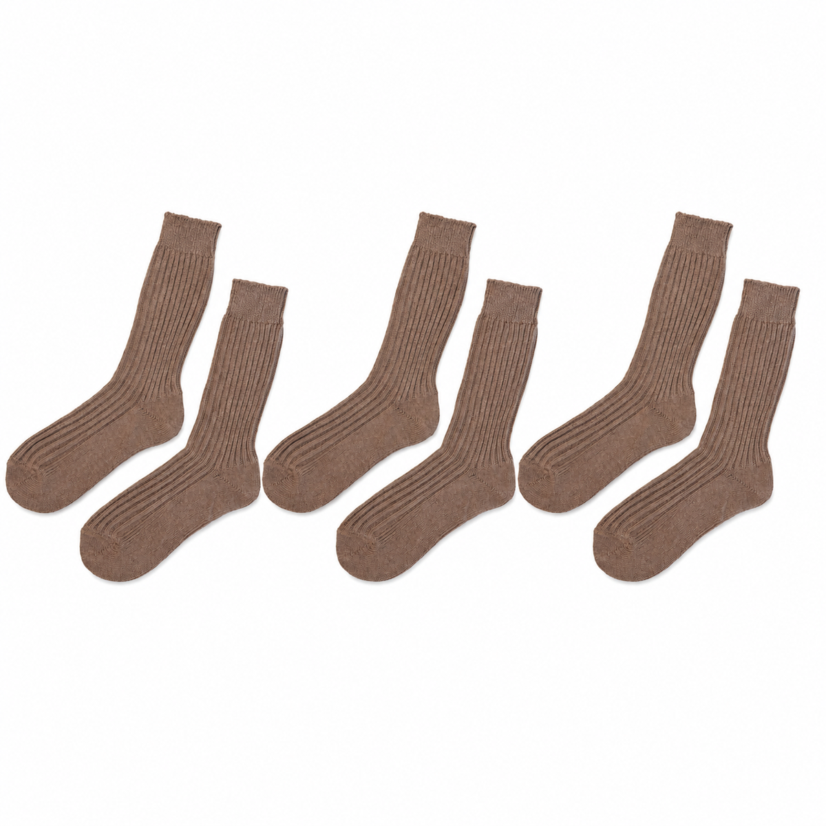 tittimitti® Men’s 100% Organic Cotton Boot Socks 3-Pack – Made in Italy