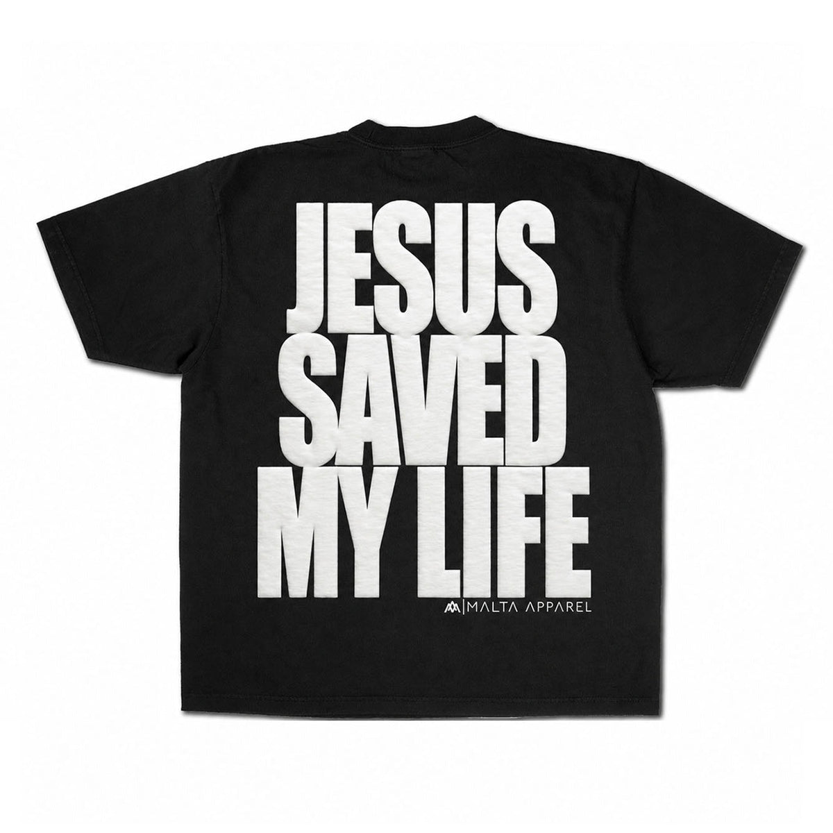 [PRÉCOMMANDE - EXPÉDITION MI-OCTOBRE] Jesus Saved My Life IMPRESSION GONFLANTE - Noir