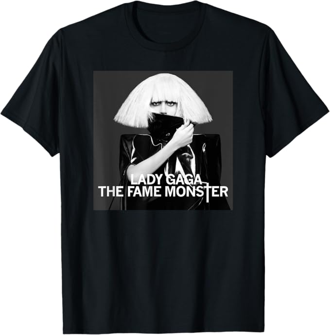 Lady Gaga T-shirt Adult The Fame Monster Album Tee