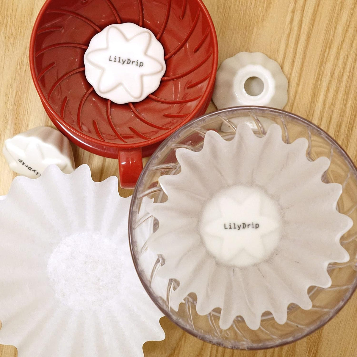 LOTOS – Pour-over Coffee Brewer Accessory, Fits Cone Drippers, Uses basket filters