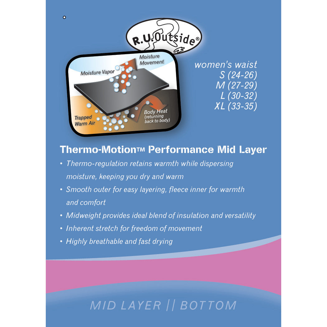 Pantalon en polaire mi-épais Thermo-Motion™ pour femme