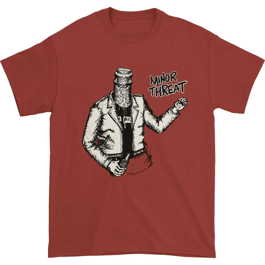 Minor Threat Bottled Violence Rusty Mens T-shirt
