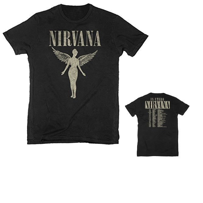 T-shirt Nirvana In Utero pour homme sous licence officielle