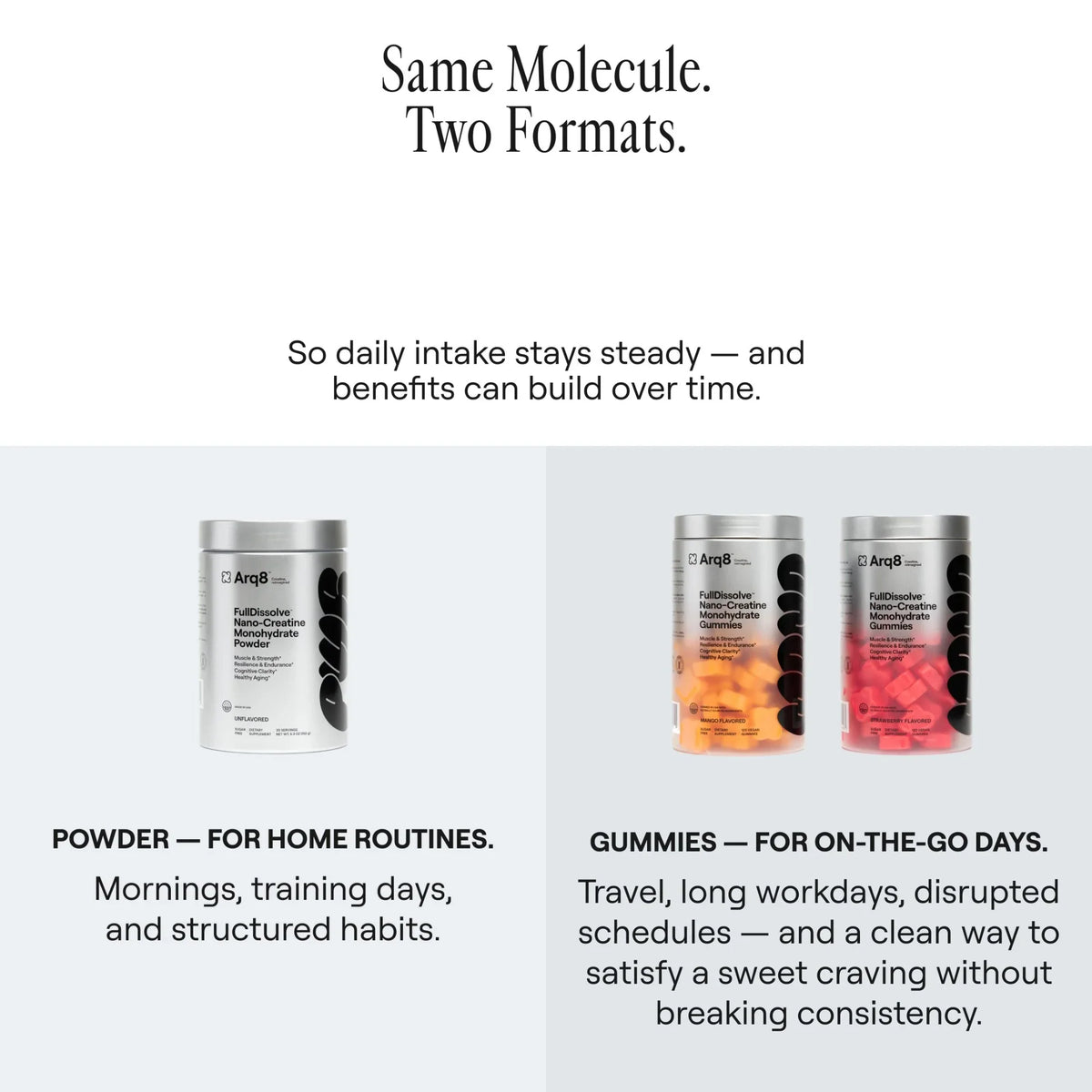 Poudre de créatine monohydrate Arq8™