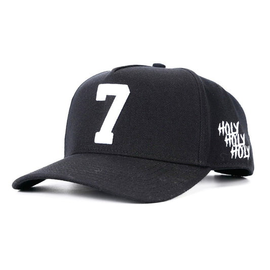 Casquette « 7 » Premium Snapback - Noir/Blanc