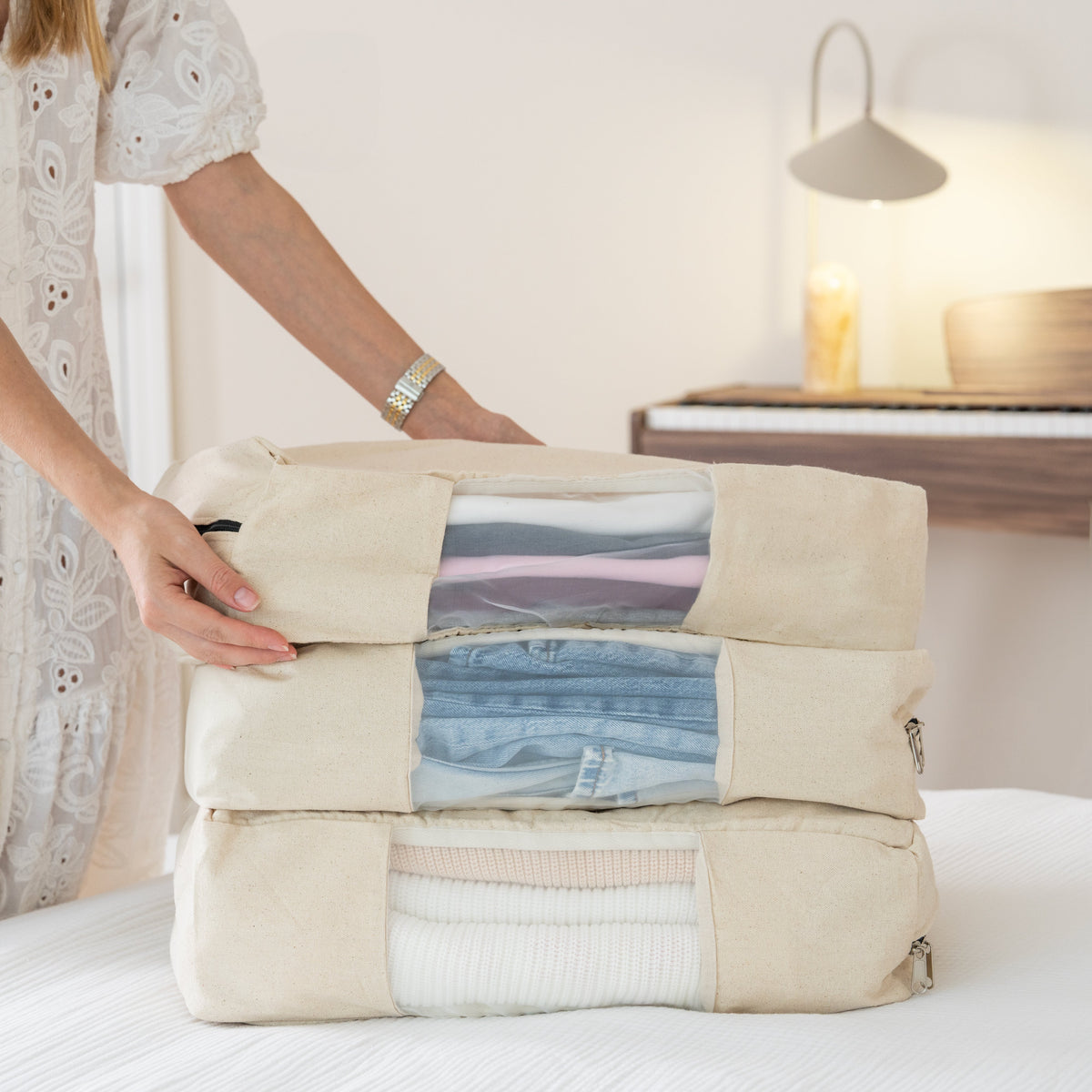 Sacs de rangement en cachemire