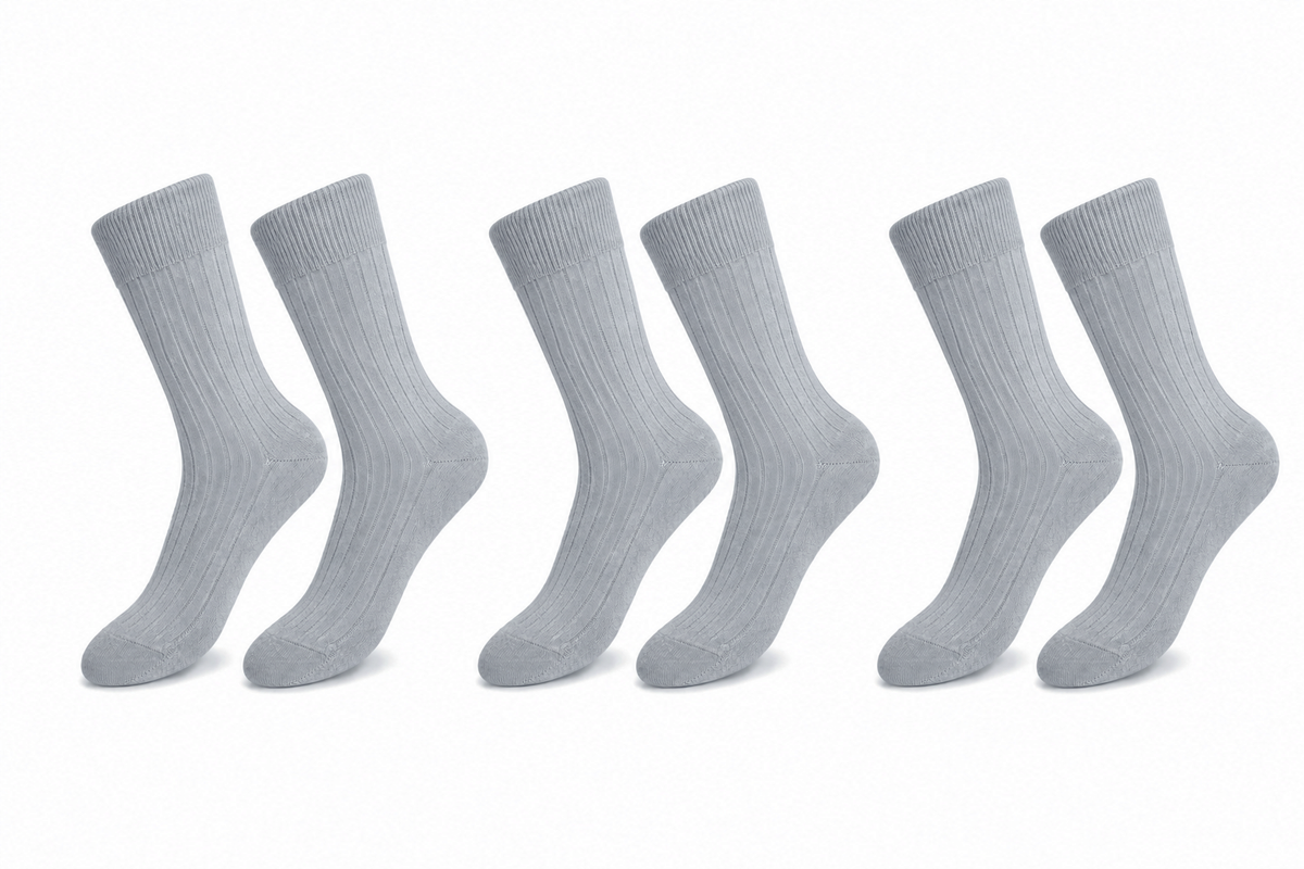 tittimitti® Men’s 75% Extra-Fine Merino Wool & 25% Silk Socks 3-Pack – Made in Italy