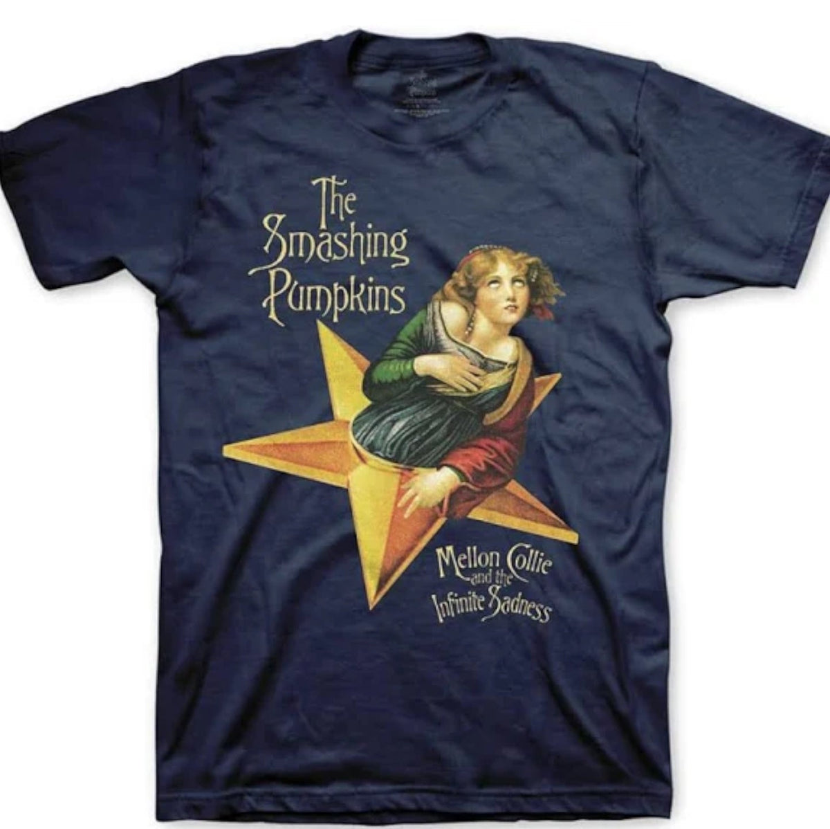 T-shirt pour homme Smashing Pumpkins Mellon Collie sous licence officielle