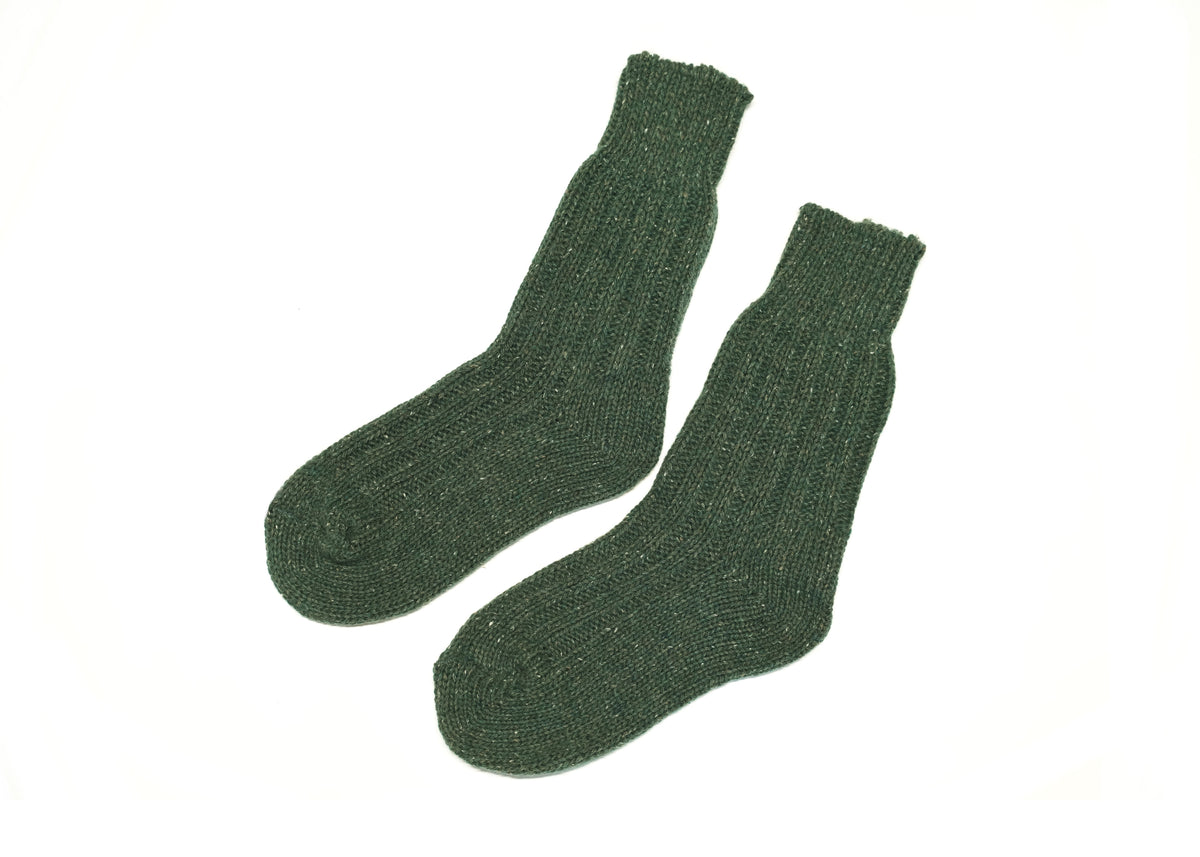 tittimitti® Men’s 55% Wool, 20% Silk & 25% Nylon Winter Crew Socks 1 Pair – Made in Italy