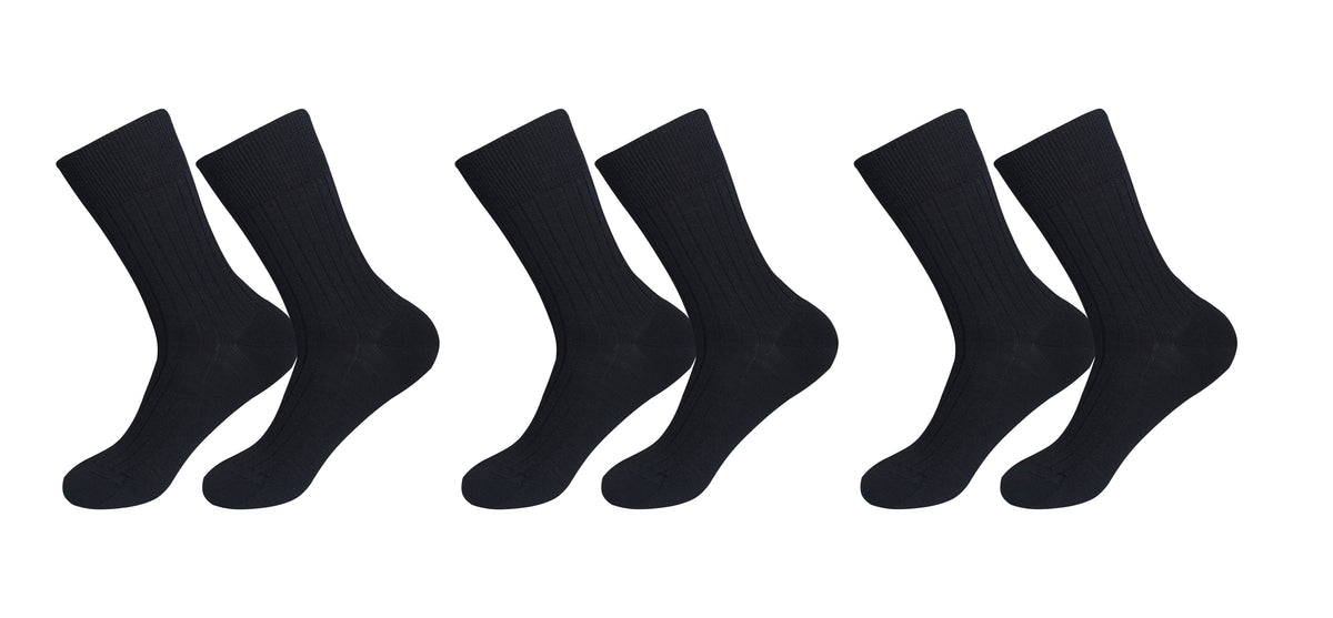tittimitti® Men’s 75% Extra-Fine Merino Wool & 25% Silk Socks 3-Pack – Made in Italy
